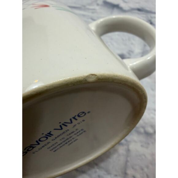 FOUR Savior Vivre Flower Garden Mugs JAPAN 10oz JF018 Microwave Dishwasher safe - Picture 7 of 7